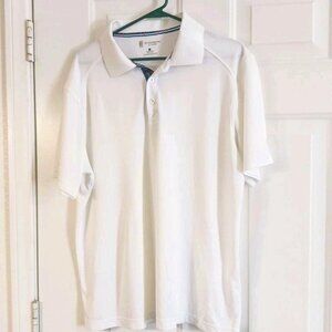 St. Andrews Scotland Men’s Golf Shirt XL White Polo